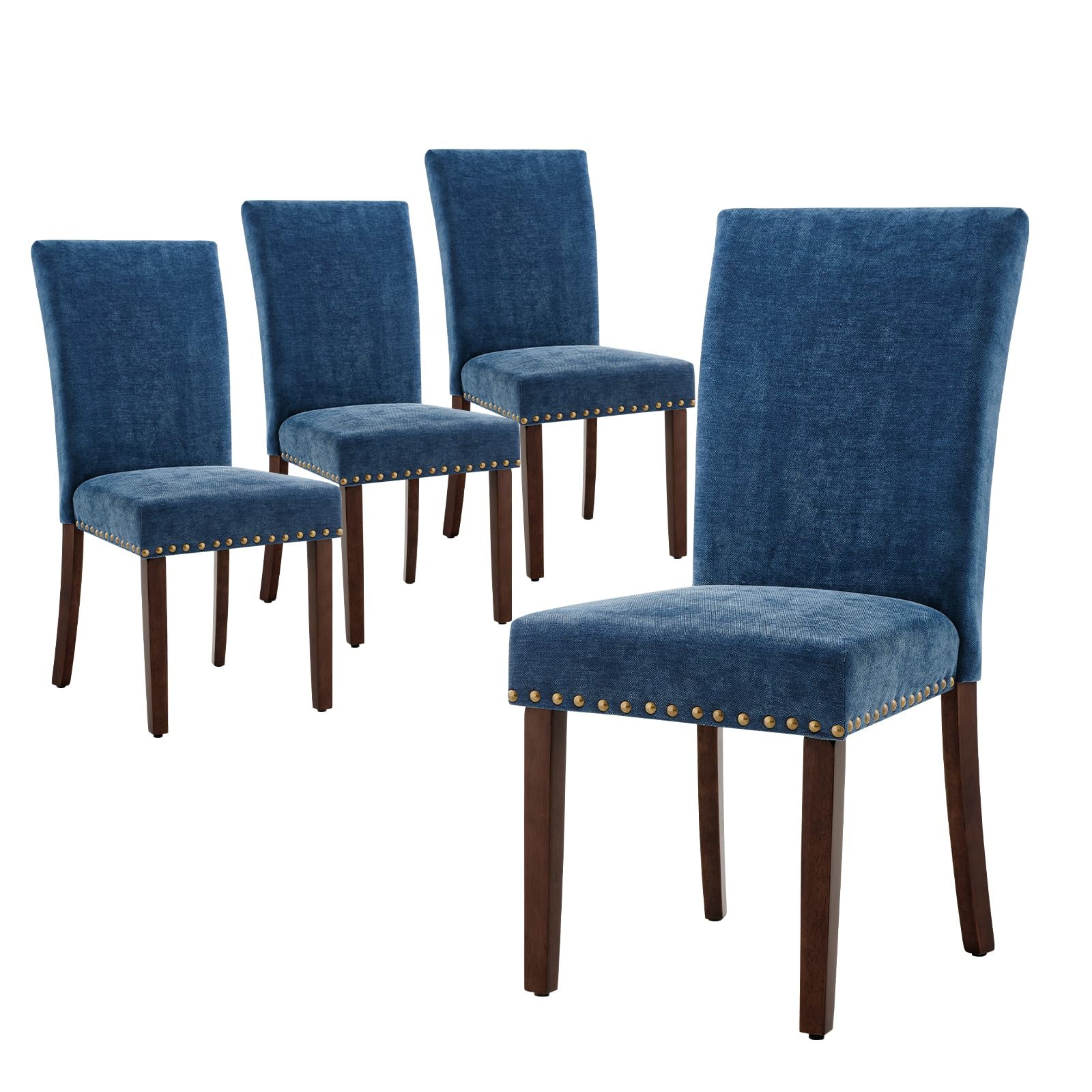 Amazon.com - COLAMY Upholstered Parsons Dining Chairs Set of 4